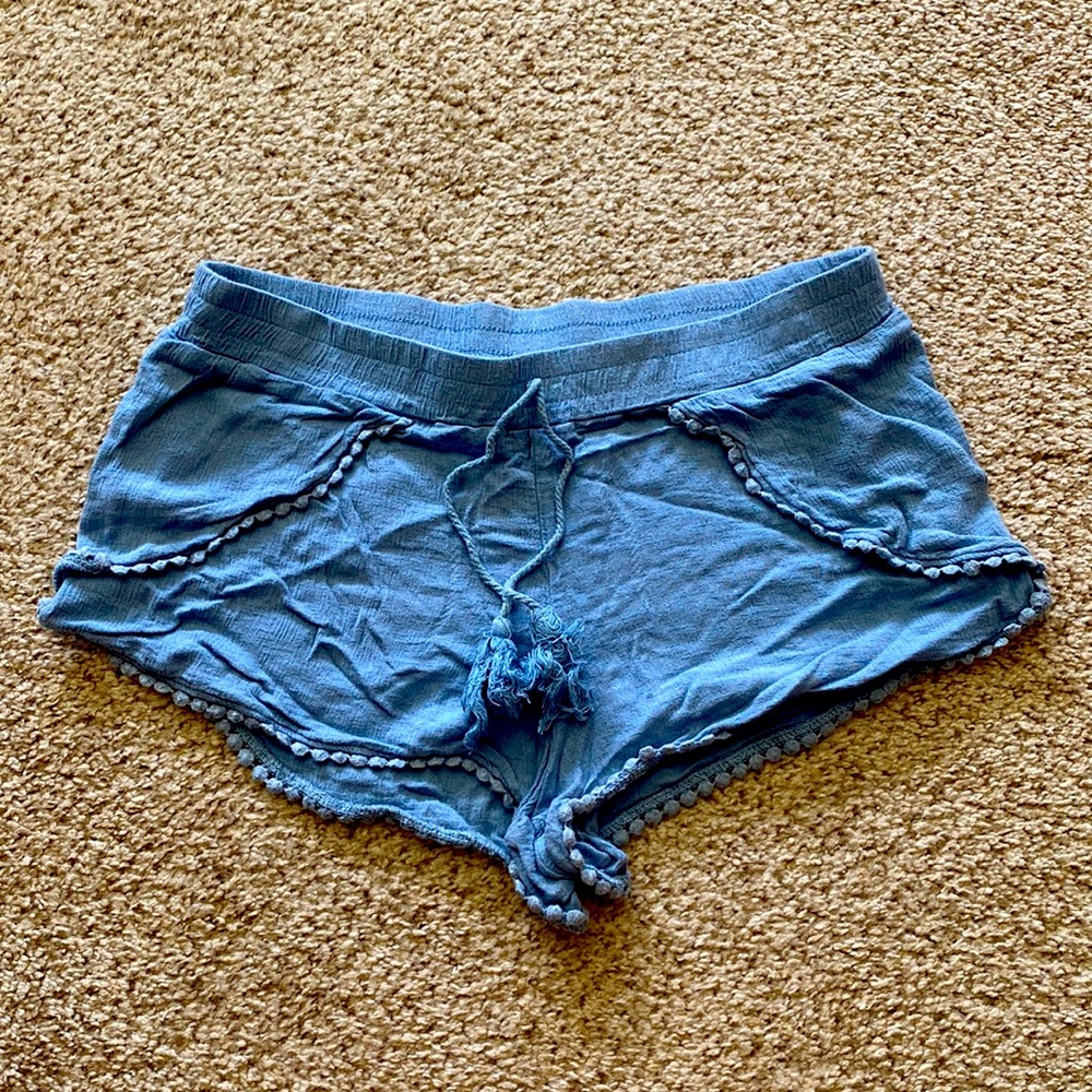 LunaChix Large Dusty Blue Shorts